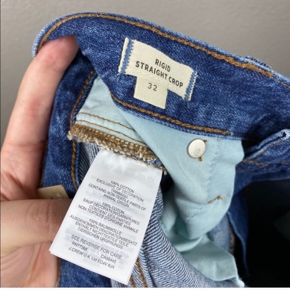 Madwell rigid straight crop jeans size 32 - Picture 2 of 7
